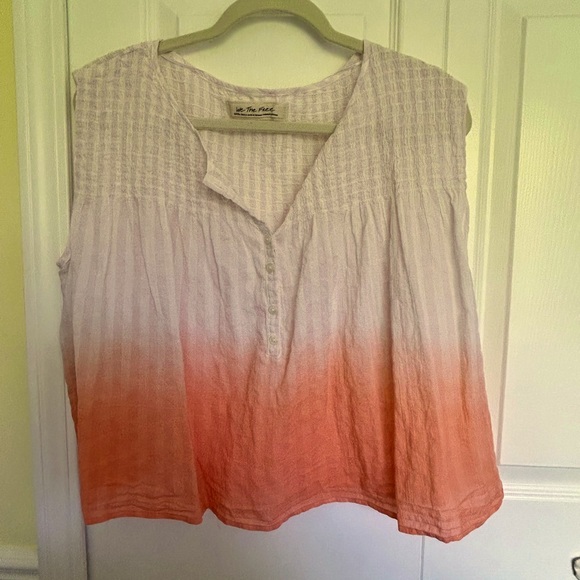 Free People | Little Bit of Something Ombre Blouse - Picture 3 of 7